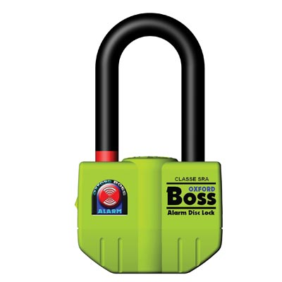 Oxford Boss Alarm disc lock- 14mm Yellow 5030009000034_1