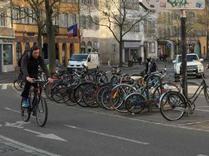 Stationnement vélo à Strasbourg