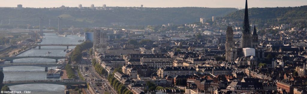 Rouen, vue aérienne