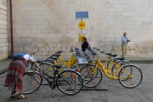 Les vélos en libre service Yélo de La Rochelle