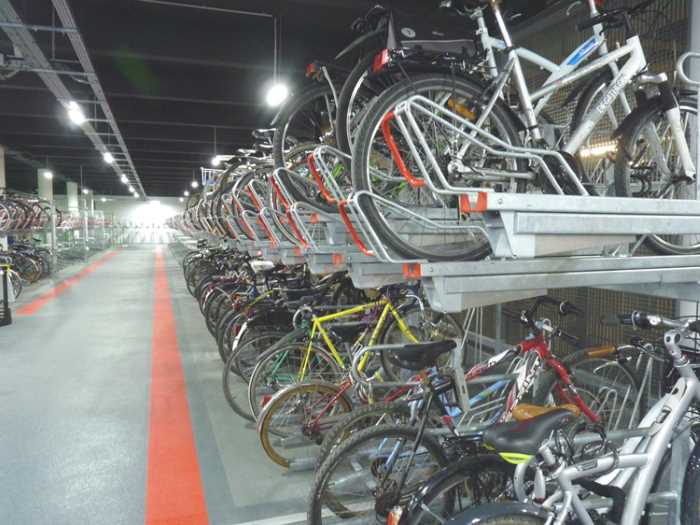 Velostation de la gare de Toulouse Matabiau